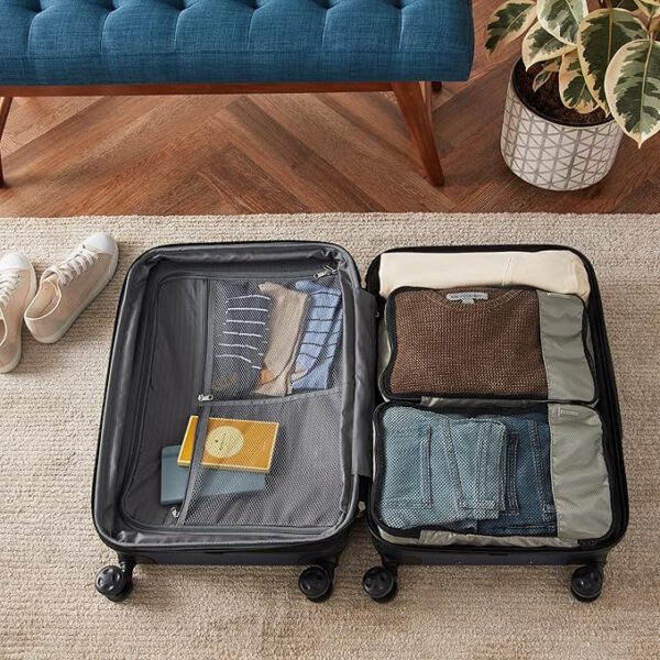 Amazon Basics Packwürfel Set – 4-teilig, Mittelgroß, Grau – Bild 5
