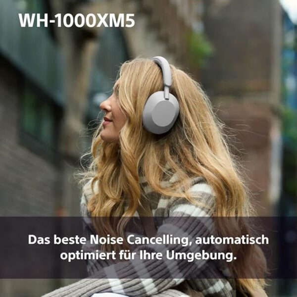 Noise Cancelling Kopfhörer Bluetooth Over-Ear – Sony WH-1000XM5 mit 30h Akku & Hartcase – Bild 9