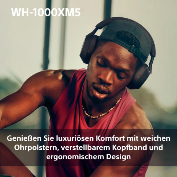 Noise Cancelling Kopfhörer Bluetooth Over-Ear – Sony WH-1000XM5 mit 30h Akku & Hartcase – Bild 5