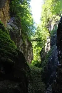 Brücke, Partnachklamm, Fluss