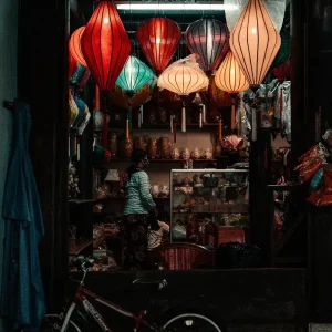 Laterne, Straße, Hoi An Laterne, Straße, Hoi An