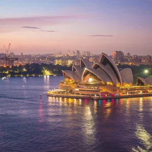 Sydney Opera House Sydney Opera House Australien Abendstimmung