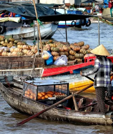 Vietnam, Markt, Mekong