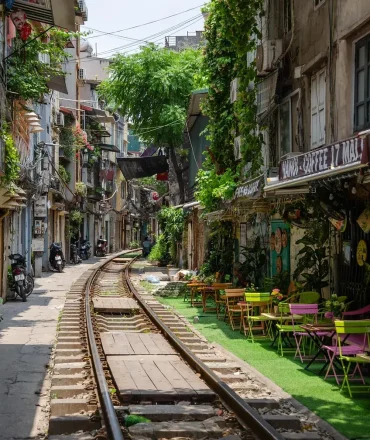 Zugstraße, Hanoi, Zug strecke